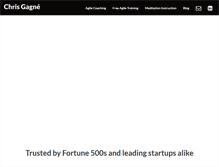 Tablet Screenshot of chrisgagne.com